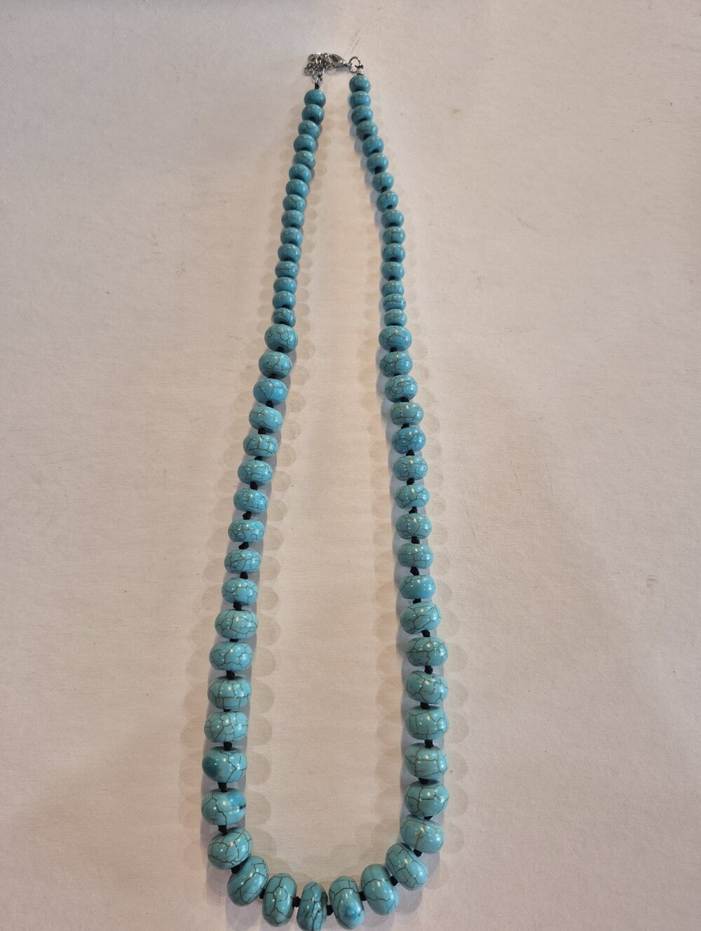 Fashion Jewelery, Turquoise Blue Chunky Beaded Statement Necklace